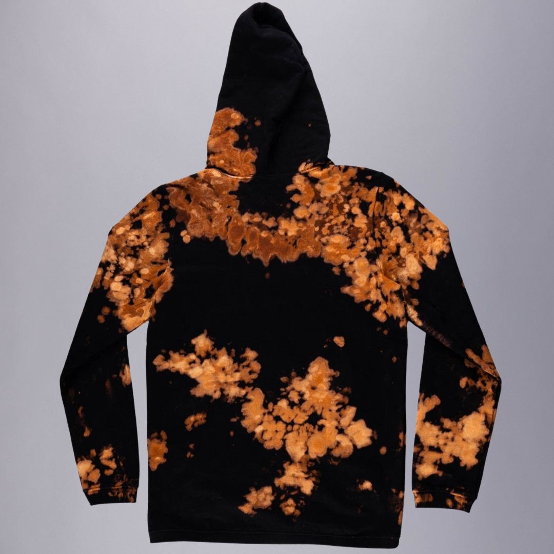 EQULIBRIUM TIE DYE HOODIE BLACK